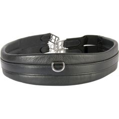 SANGLE CUIR CLUB NOIRE CHEVAL
