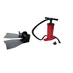 ENSEMBLE POMPE + PALMES FLOAT TUBE