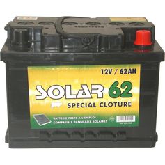 ACCUMULATEUR 12V 62AMP