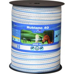 RUBAN RUBLANC 40 200M 40MM