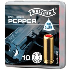 MUNITION PISTOLET 9 MM POIVRE X10
