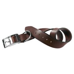 COLLIER VIP C CUIR MARRON