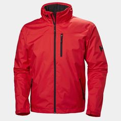 VESTE CREW HOODED MIDLAYER RED