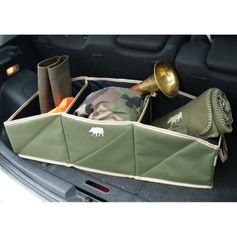 SAC DE RANGEMENT AVEC COMPARTIMENTS KAKI