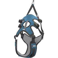 HARNAIS CHIEN CANICROSS BLEU GRIS