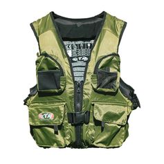 GILET KAYAK PECHE VERT