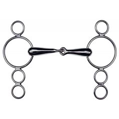 4 ANNEAUX INOX GROS CANON BRISE