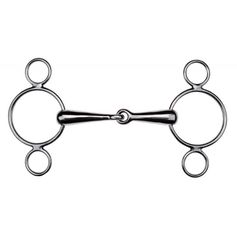 3 ANNEAUX INOX GROS CANON BRISE