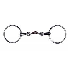 2 ANNEAUX 1/4 LUNE INOX ET CUIVRE