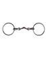 MORS 2 ANNEAUX 1/4 LUNE INOX ET CUI