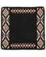 TAPIS NAVAJO LAINE DAKOTA NOIR
