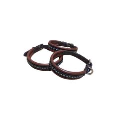 COLLIER CHIEN CUIR HAVANE
