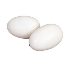 OEUF FACTICE EN BOIS X2