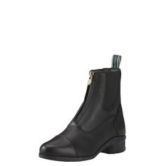 BOOTS ZIP FEMME HERITAGE NOIR