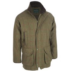 VESTE CHASSE TWEED SAGE