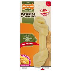 JOUET OS RAWHIDE GOUT POULET L