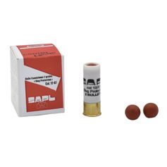 BALLES 12/67 CAOUTCHOUC 2 GRAINS X5