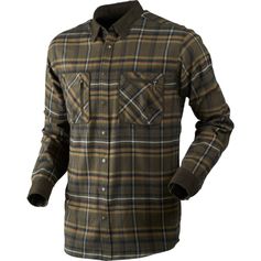 CHEMISE PAJALA WILLOW GREEN CHECK