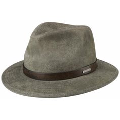 CHAPEAU TRAVELLER PIGSKIN KAKI