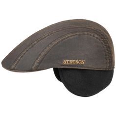 CASQUETTE COTON VIEILLI MARRON