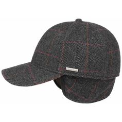 CASQUETTE BASEBALL WOOL GRIS FONCE