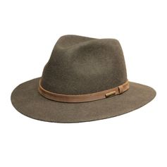 CHAPEAU TRAVELLER WOOLFELT KAKI