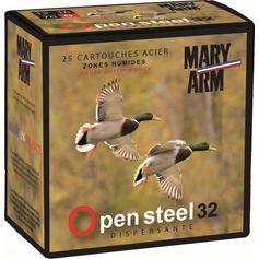 CARTOUCHES OPEN STEEL 12/32G N6 X25