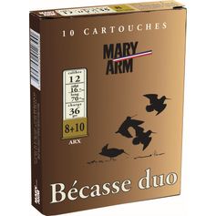 CARTOUCHES BECASSE DUO 12/36G N8/10