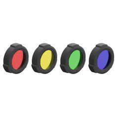 JEU DE 4 FILTRES COULEURS 47MM