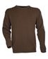 PULL COL ROND KAKI PERCUSSION