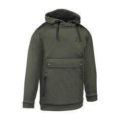 SWEAT CAPUCHE ENFANT KAKI