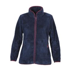 GILET POLAIRE FLUFFY FEMME MARINE