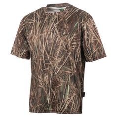 TSHIRT MANCHES COURTES CAMO ROSEAUX