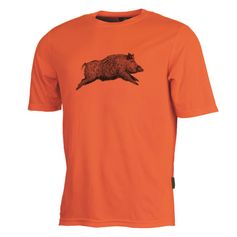 TEE SHIRT FEMME SANGLIER ORANGE