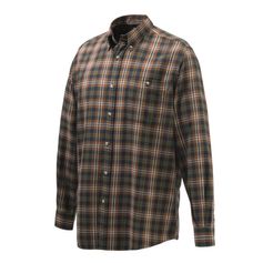 CHEMISE WOOD FLANNEL TOBACCO