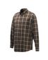 CHEMISE WOOD FLANNEL TOBACCO