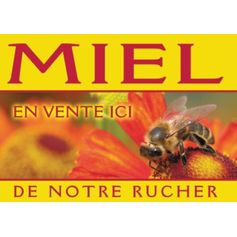 PANNEAU VENTE DE MIEL
