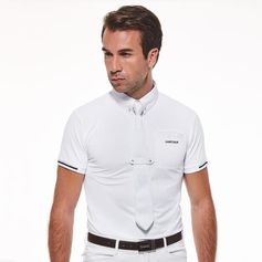 POLO HOMME BLANC CRYSTALLO