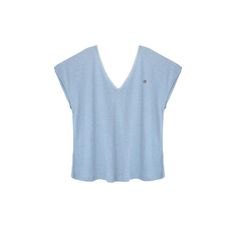 TEE SHIRT FEMME LEGER TARA BLEU