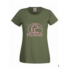 TEE SHIRT FEMME GIRLY KAKI