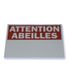 PANCARTE ATTENTION ABEILLES - RECTANGLE