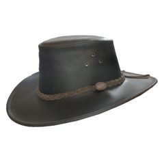 CHAPEAU AUSTRALIEN MARRON