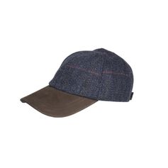 CASQUETTE BASE BALL TWEED  BLUE