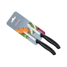COUTEAUX D'OFFICE X2 NOIR L8CM