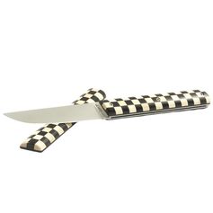 COUTEAU 11CM DAMIER+POCHETTE KRAFT