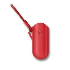 POCHETTE CUIR ROUGE PR COUTEAU