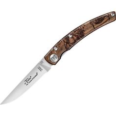 COUTEAU LE THIERS ANIMALIS GRAVURE BECASSE