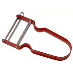 RASOIR A LEGUMES MANCHE EN ALU ROUGE