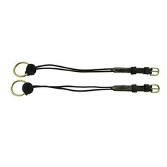 MONTANTS RELEVEUR CORDE FINE NOIRS