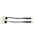 MONTANTS RELEVEUR CORDE FINE NOIRS